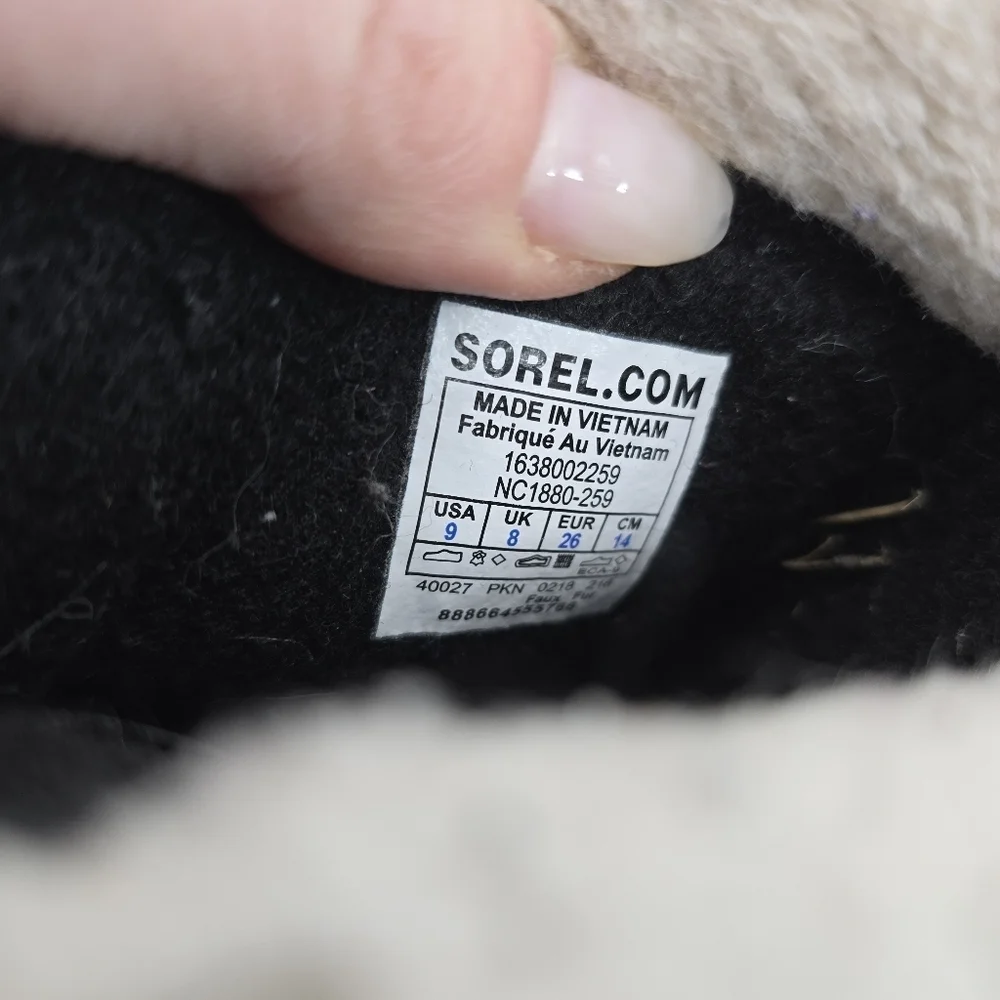 Sorel yoot pac kids toddler winter boots size 9